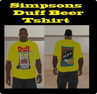 Simpsons Duff beer T-Shirt